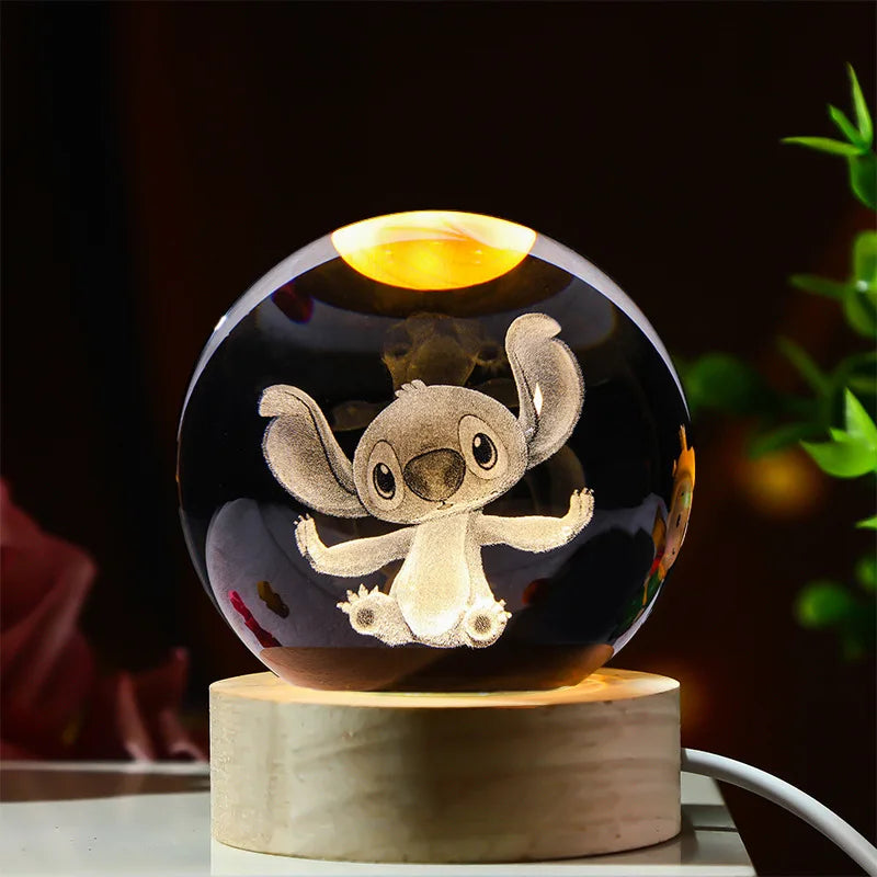 3D Crystal Ball Stitch cartoon
