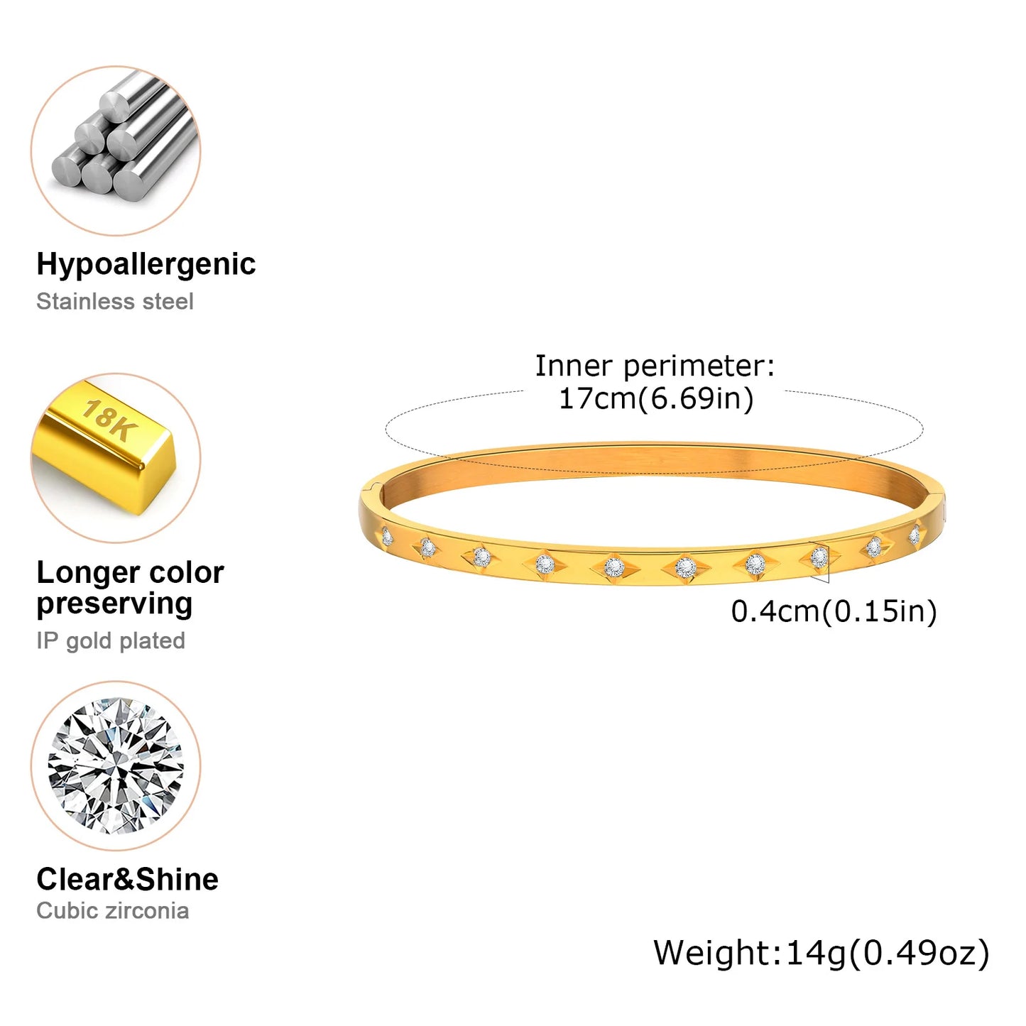 Luxury Love Cuff Bracelets