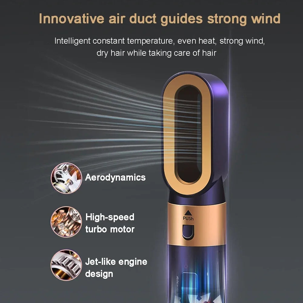 6 in 1 Hair Dryer Comb Brush Multifunctional