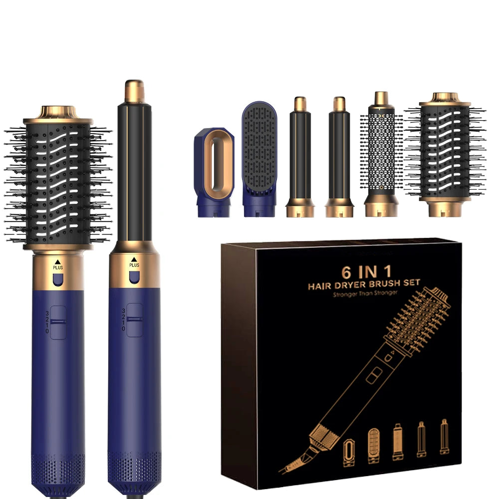 6 in 1 Hair Dryer Comb Brush Multifunctional