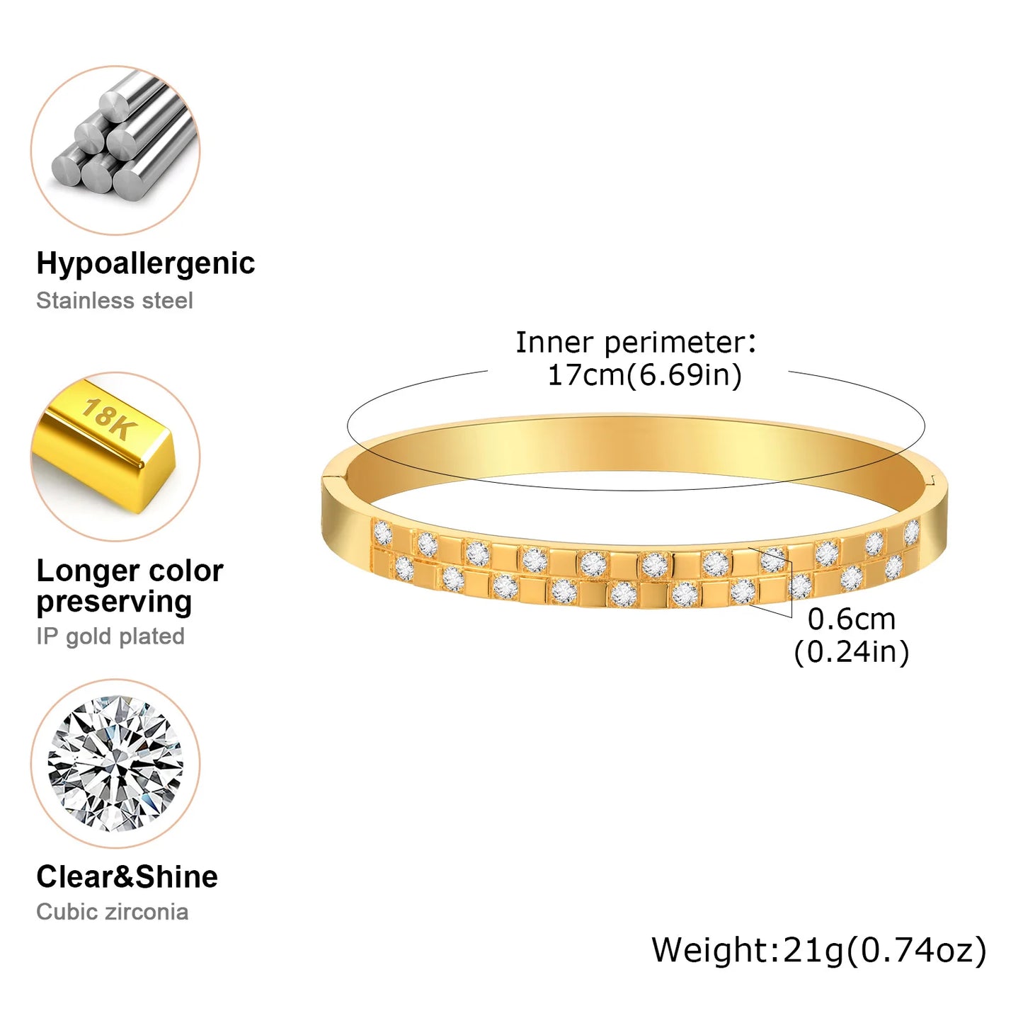 Luxury Love Cuff Bracelets