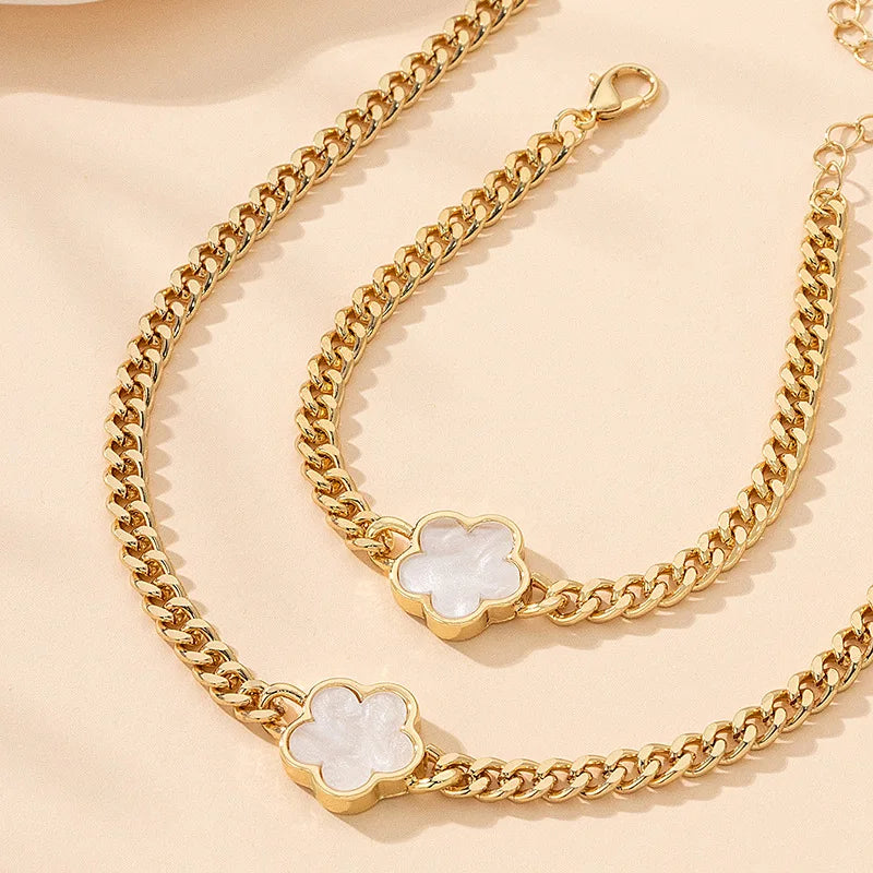 Leaf Flower Necklace