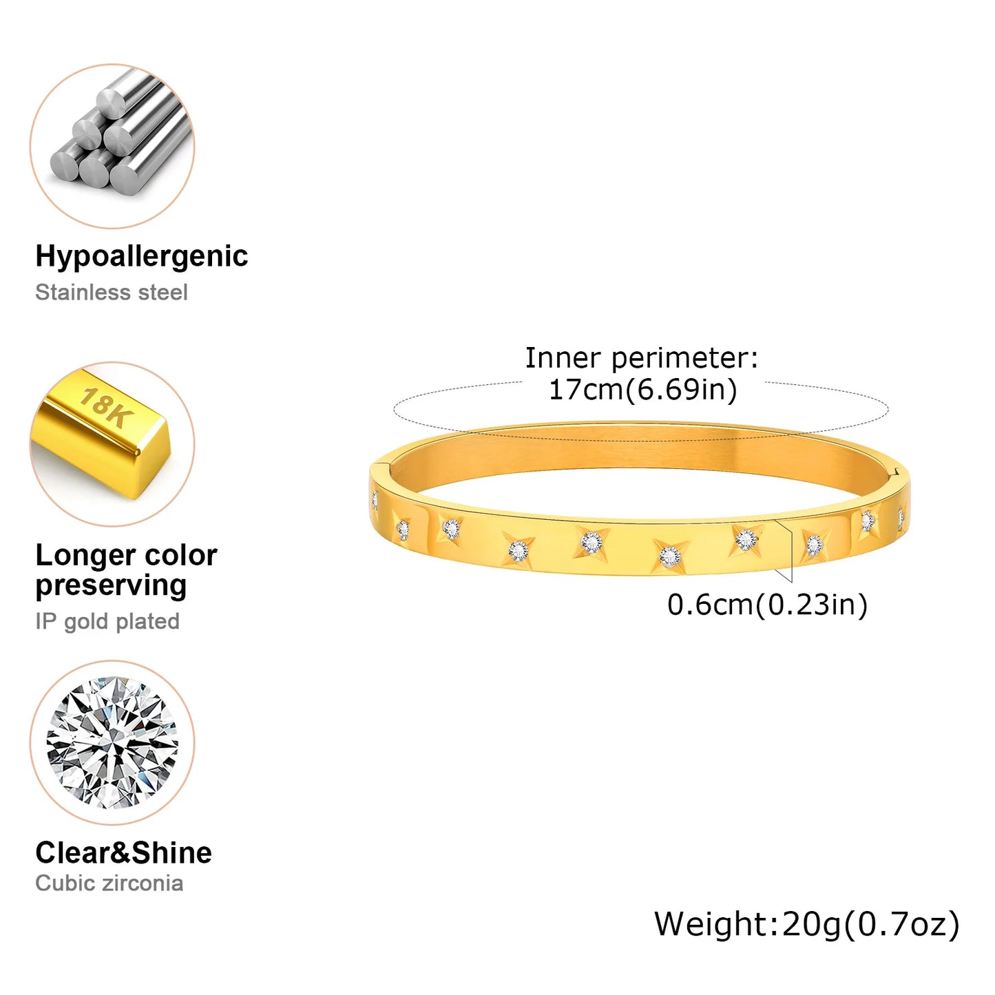 Luxury Love Cuff Bracelets