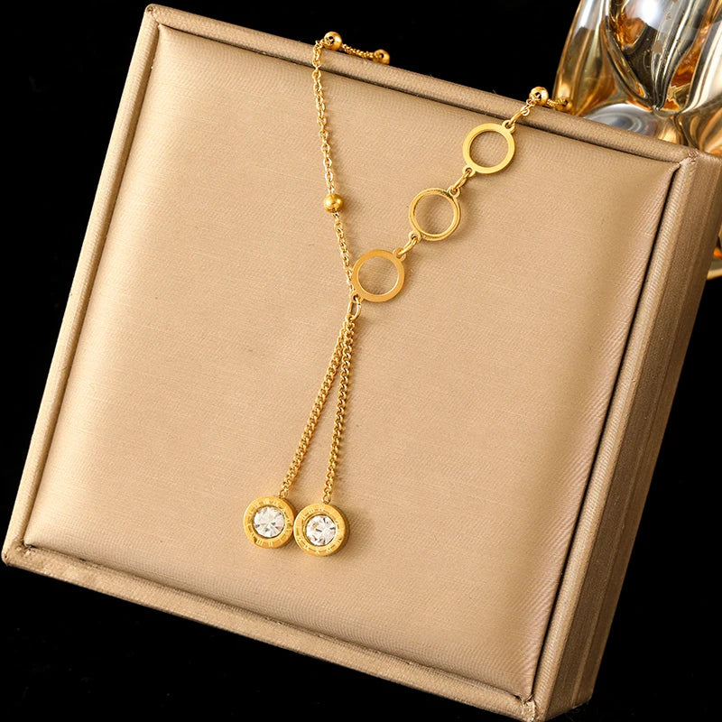 Round Pendant Necklace