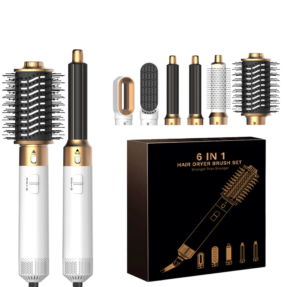 6 in 1 Hair Dryer Comb Brush Multifunctional