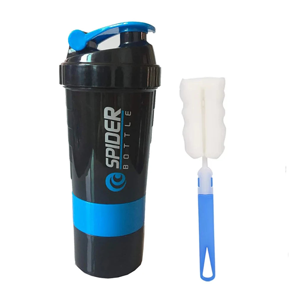 3 Layers Shaker Protein Bottle