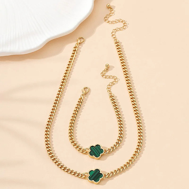 Leaf Flower Necklace