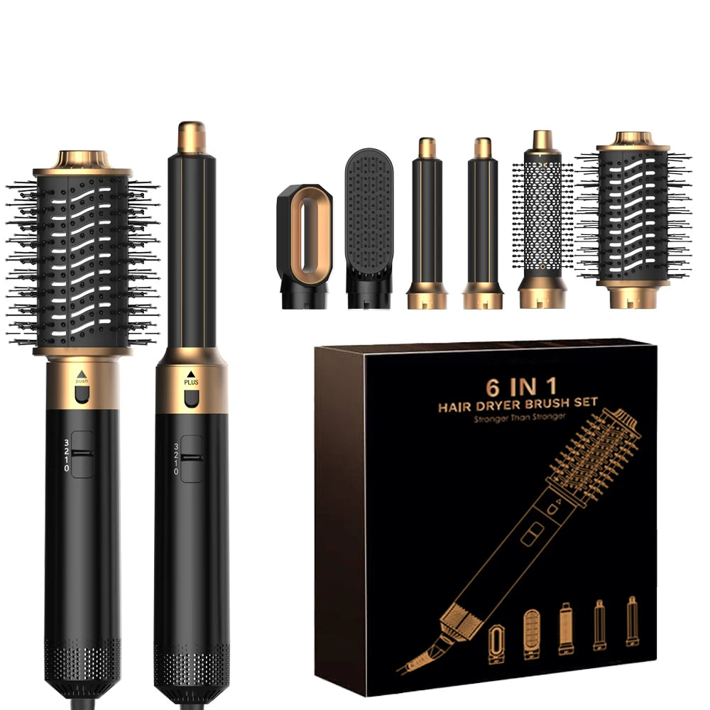 6 in 1 Hair Dryer Comb Brush Multifunctional