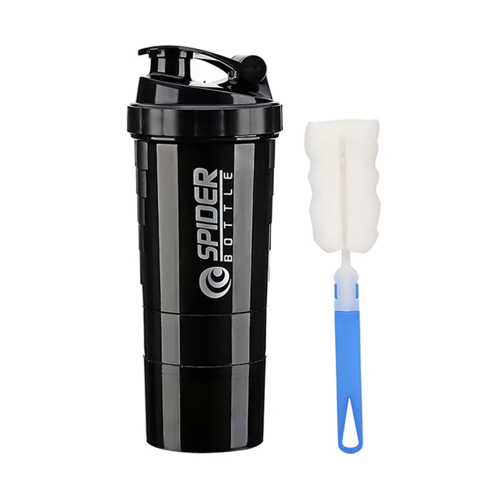 3 Layers Shaker Protein Bottle