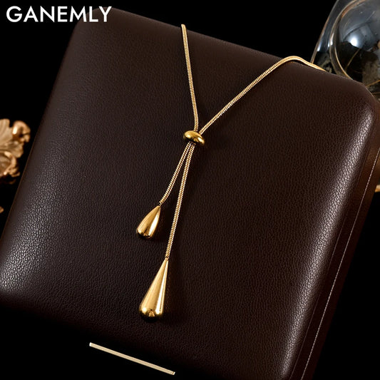 Water Drop Pendant Necklace