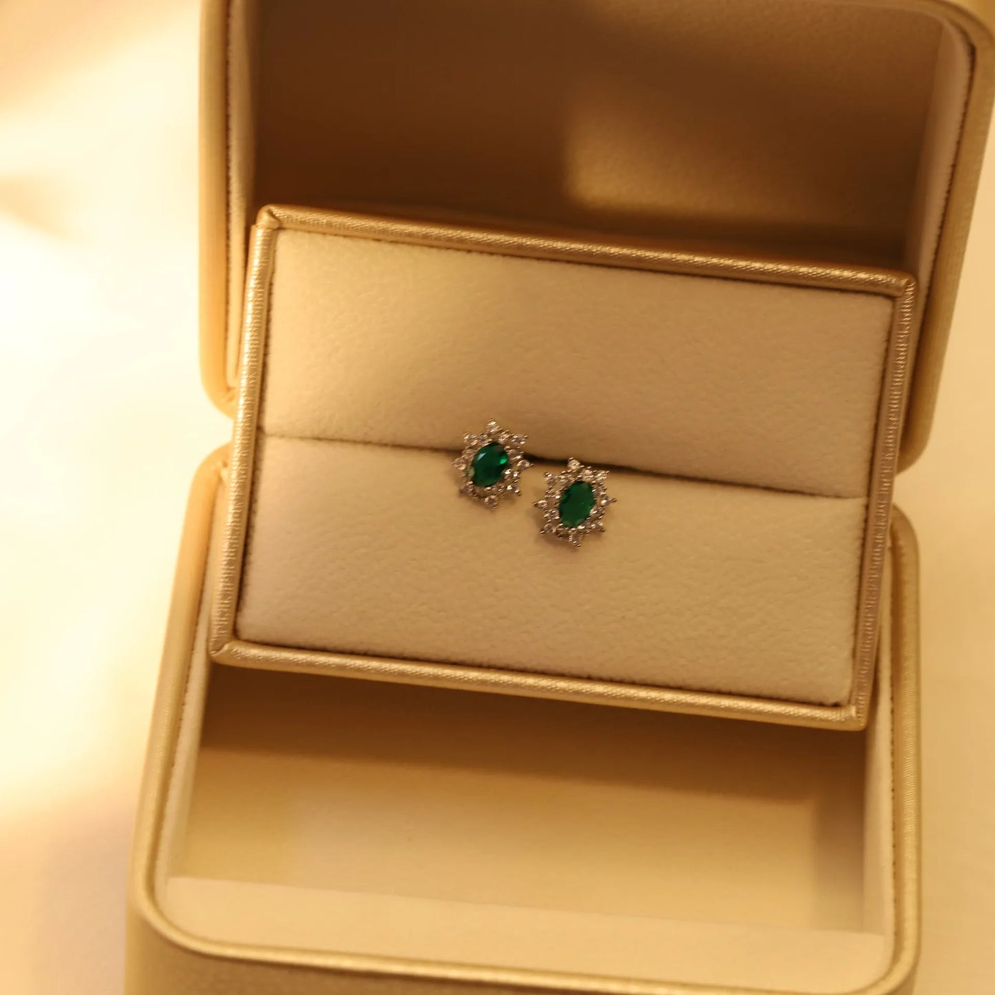Oval Green Crystal Zircon